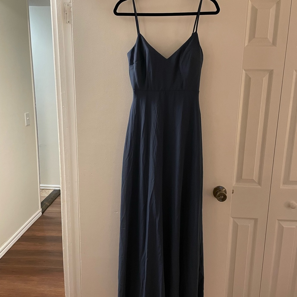 Devin Convertible Dress - Slate Blue